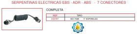 ELECTRICIDAD / ILUMINACION 9641166 - ESPIRAL EBS - ADR - ABS   -  7 PIN "CONECTORES"