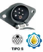 ELECTRICIDAD / ILUMINACION 111083 - 7 POLOS BASE 24V ALUMINIO S TORNILL