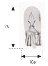 ELECTRICIDAD / ILUMINACION 03502433 - LAMPARA S/CASQUILLO W5W (W2,1X9,5D) 24V