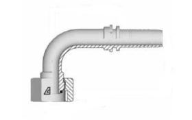 RACOR DE PRENSAR C90G0606 - TL CODO 90° 3/8 BSP P/MAN. 3/8