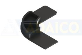 ADAICO 1702086 - PACK 4 TERMINALES PLASTICO P/PERFIL EMPOTRAMIENTO 100X100