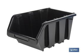 COFAN 09400747 - GAVETA NEGRA APILABLE 49 X 29,8 X 21 CM