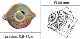 CASALS 0168 - TAPON RADIADOR UNIVERSAL