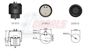 SUSPENSION B1129 - FUELLE SUSPENSION RVI 4912NP07