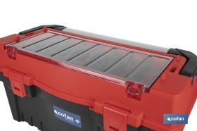 HERRAMIENTA 09400705 - CAJA HERRAMIENTAS C/ORGANIZADORES,REFUERZOS Y CIERRES