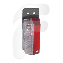 ELECTRICIDAD / ILUMINACION FA210125R - PILOTO ANCHURA C/SOPORTE RECTO BLANCO/ROJO